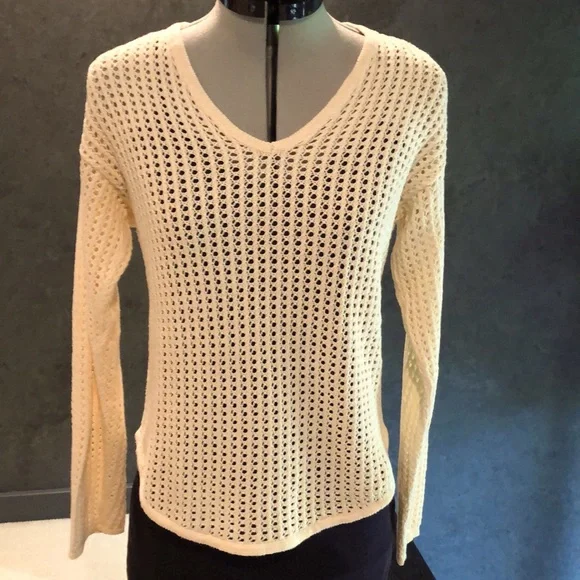 Jeanne Pierre Open Knit, Cream Seeater - Picture 1 of 8